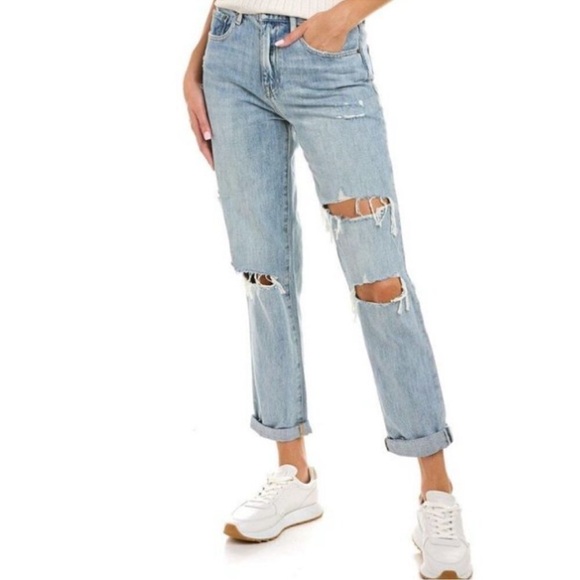 NWT Pistola Presley High Rise Relaxed Roller Jeans in Primetime Sz 27 Revolve - - Picture 4 of 16